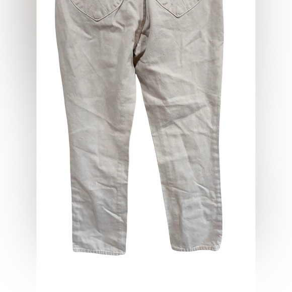 ROLLA'S High Rise Straight Jeans Cream - Picture 5 of 8